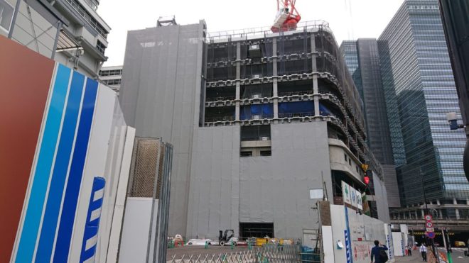 写真18．「TOKYO TORCH」建設現場