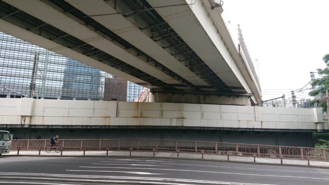 写真44．ＪＲ龍閑橋架川橋：新常盤橋から撮影