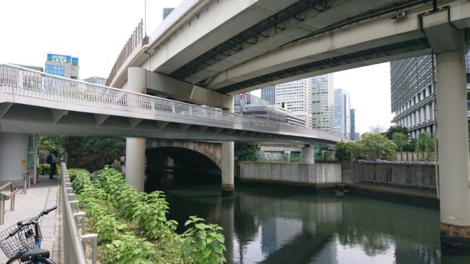 写真46．竜閑さくら橋：日本橋川左岸上流側から撮影