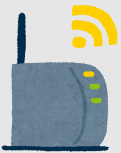 Δ図11．Wi-Fi無線ルーター