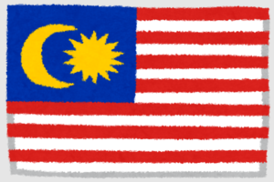 図３．マレーシア国旗