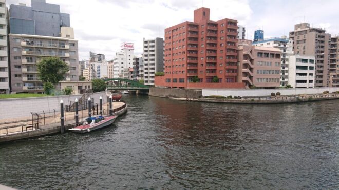写真１．神田川河口：両国橋から撮影