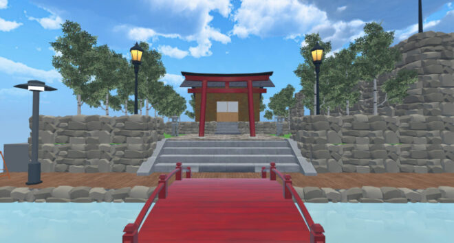 図２．水神社
