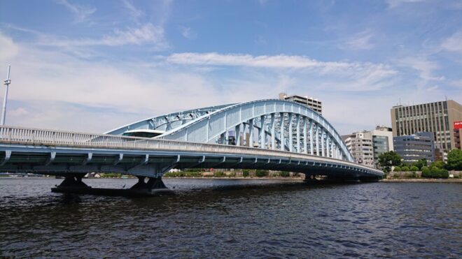 Δ写真13．永代橋：隅田川右岸下流側から撮影