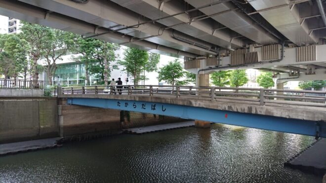 Δ写真21．宝田橋：日本橋川左岸下流側から撮影