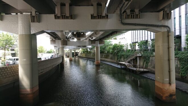 写真23．宝田橋から下流を臨む