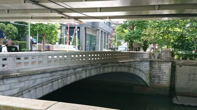写真12．堀留橋：日本橋川左岸上流側から撮影