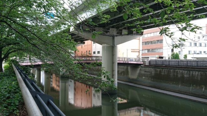 写真19．あいあい橋：日本橋川右岸下流側から撮影