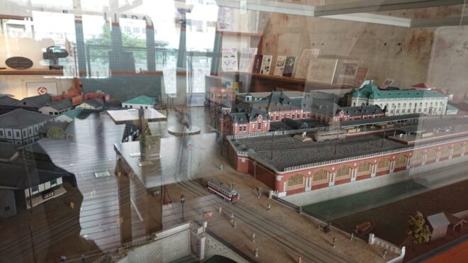 写真37．旧万世橋駅周辺の模型
