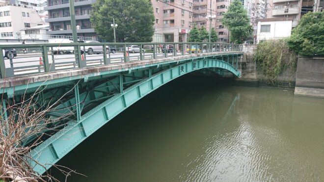写真21．美倉橋：神田川右岸下流側から撮影