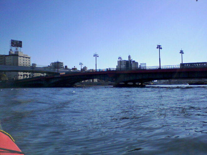 写真11．両国橋：神田川河口から撮影