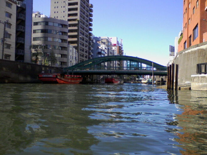 写真10．神田川河口：隅田川から撮影