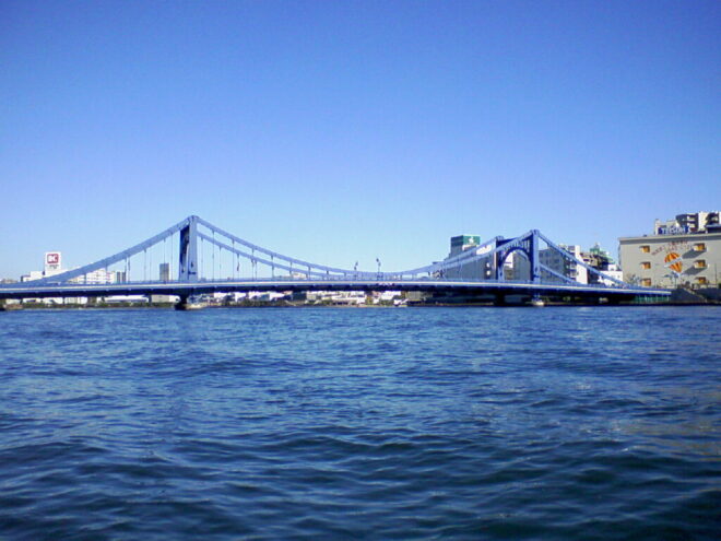 写真16．清洲橋：隅田川下流側から撮影