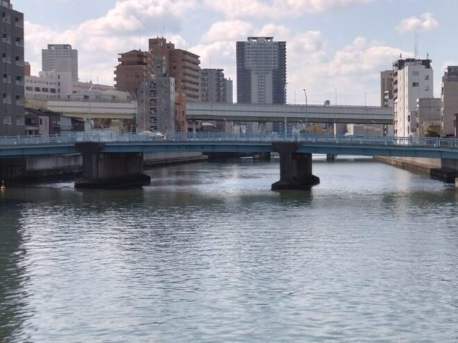 写真７．木津川橋：昭和橋から撮影