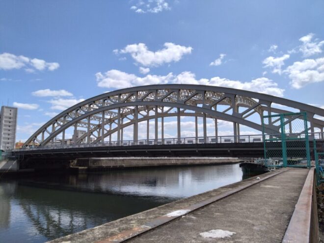 写真13．大浪橋：木津川左岸下流側から撮影